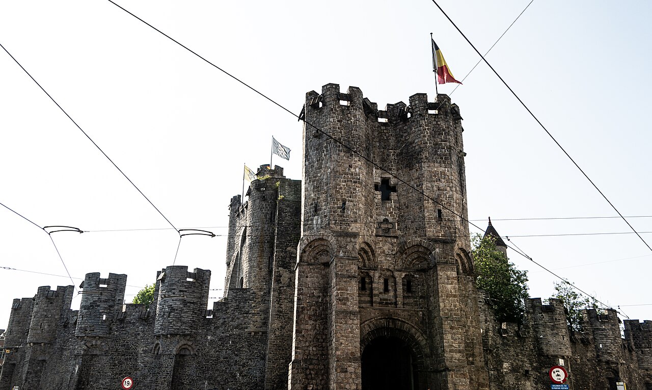 Gravensteen castle in Ghent