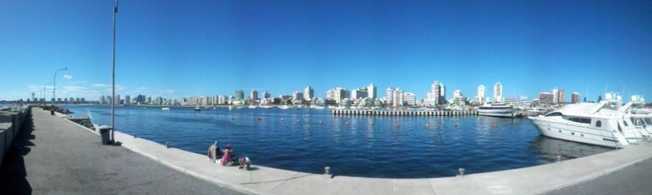 Boats in Punta del Este harbour