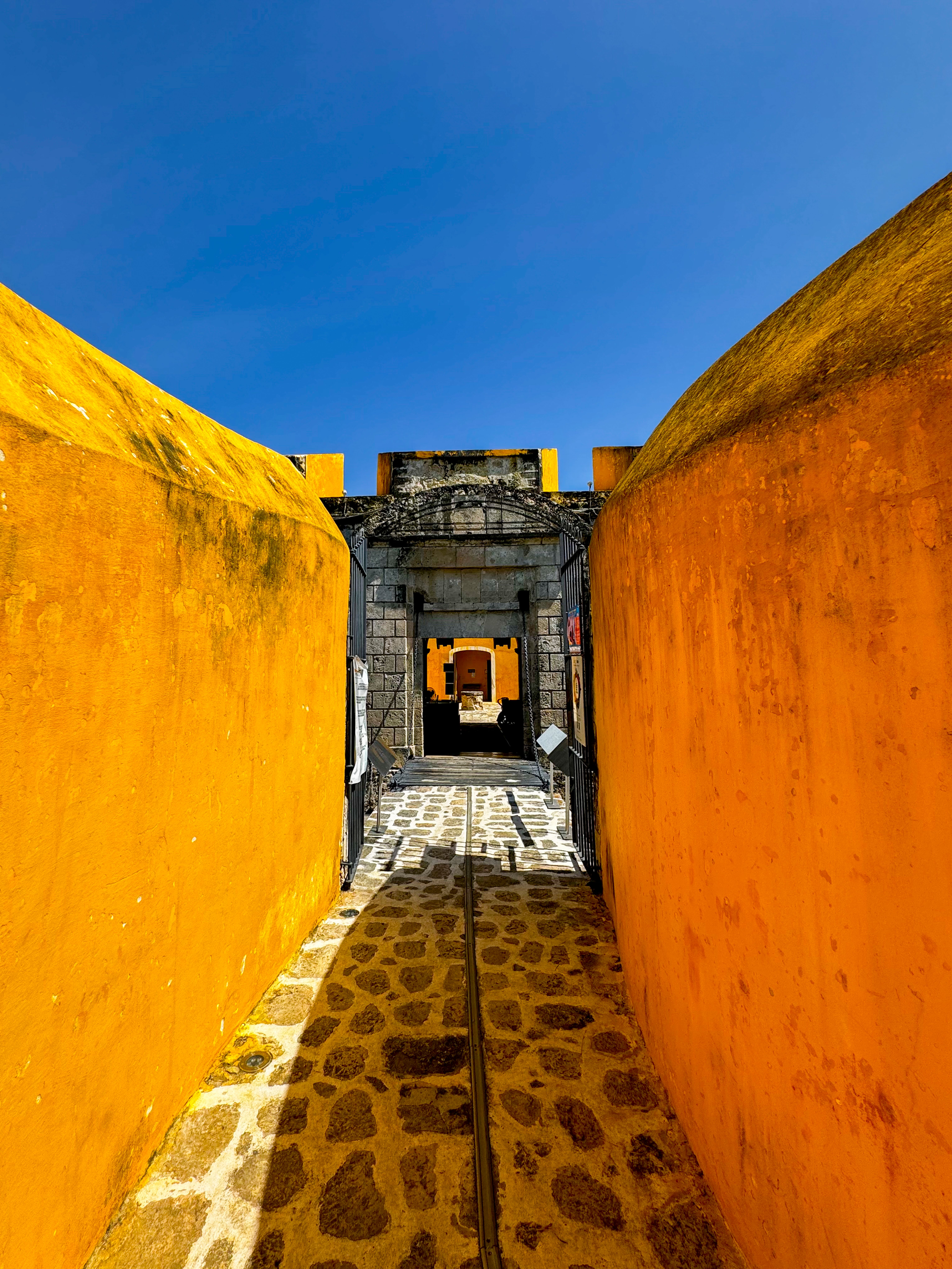 Historic Campeche fort architecture