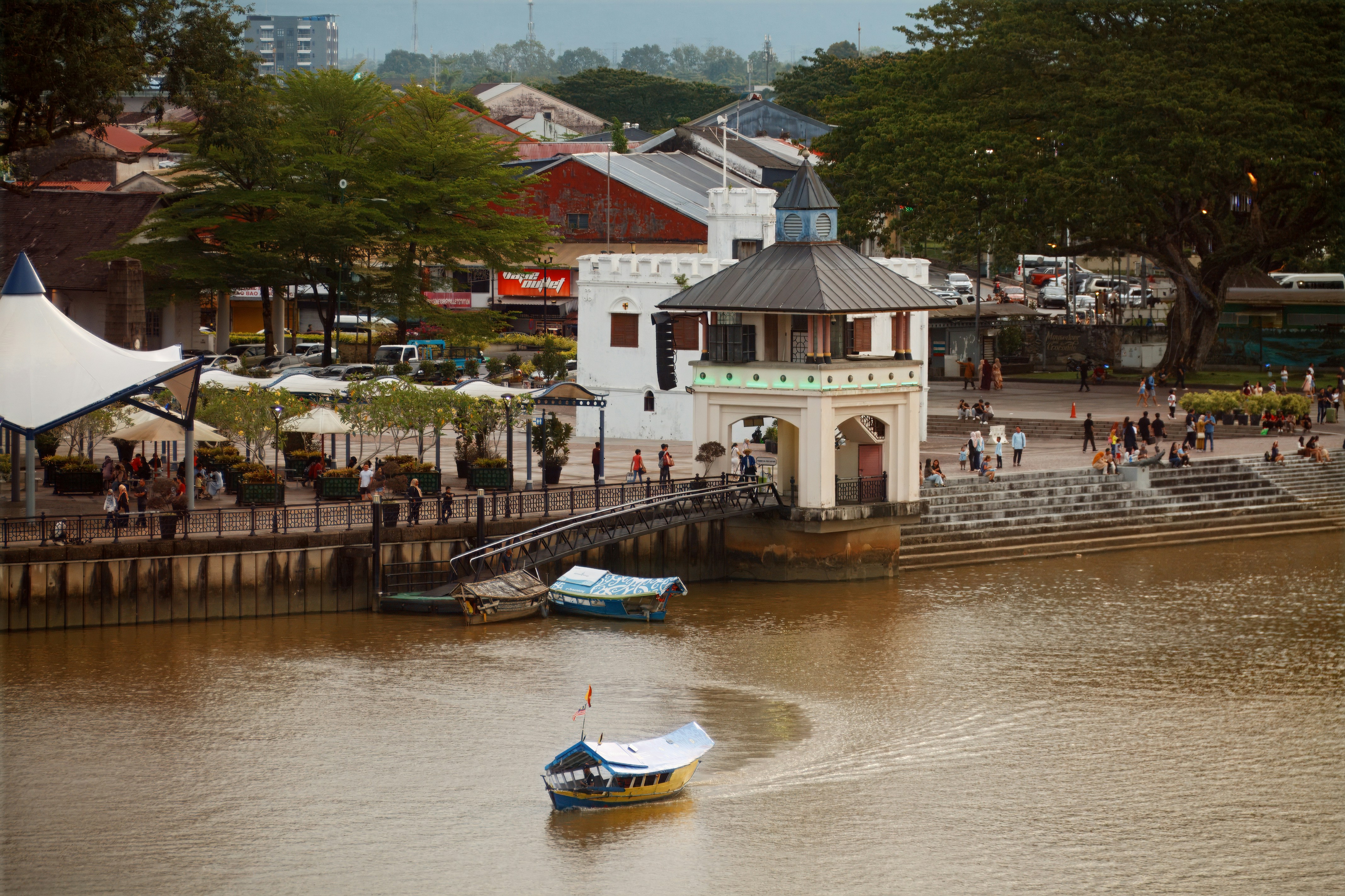Kuching Waterfront and Sarawak River