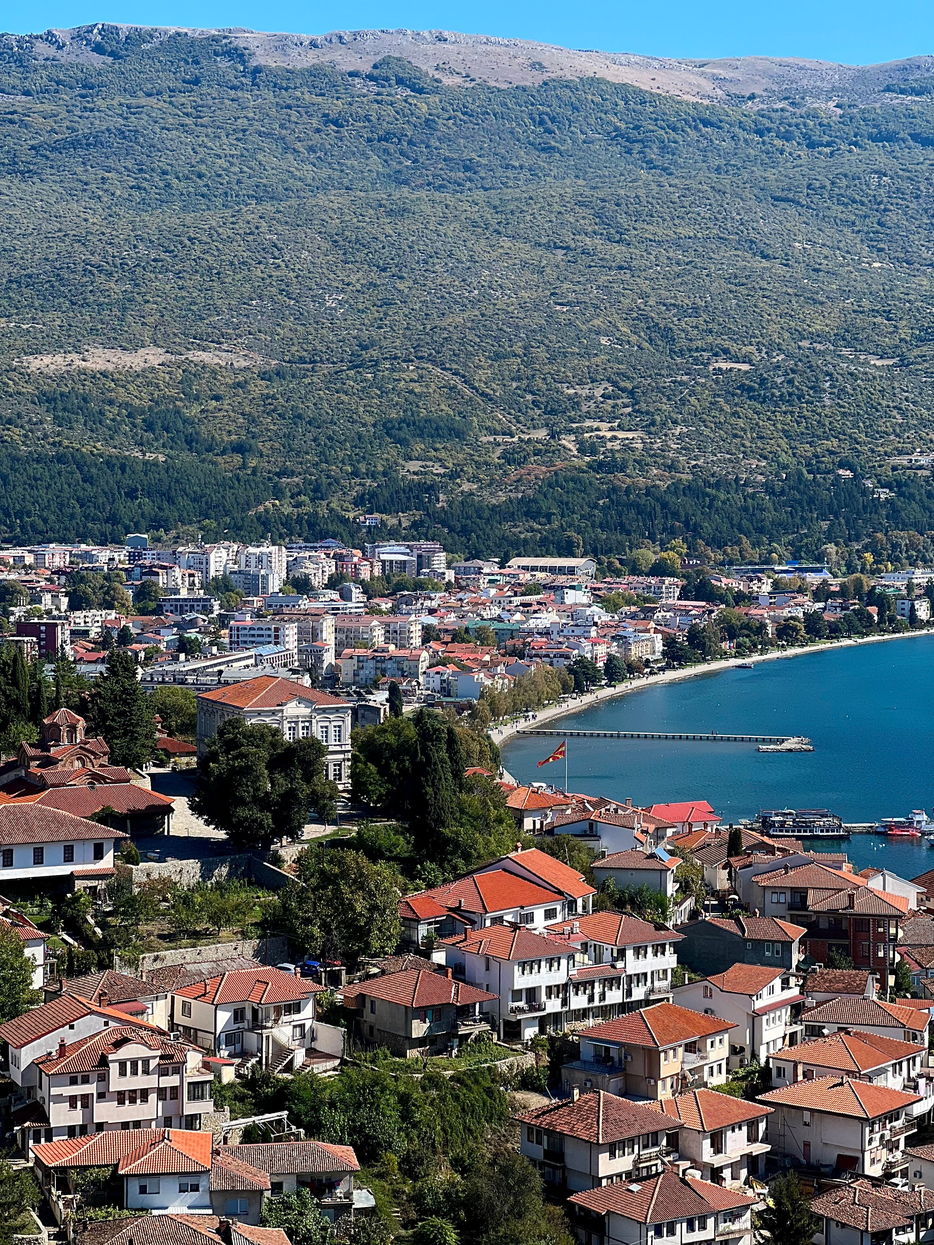 Ohrid and Lake Ohrid panorama
