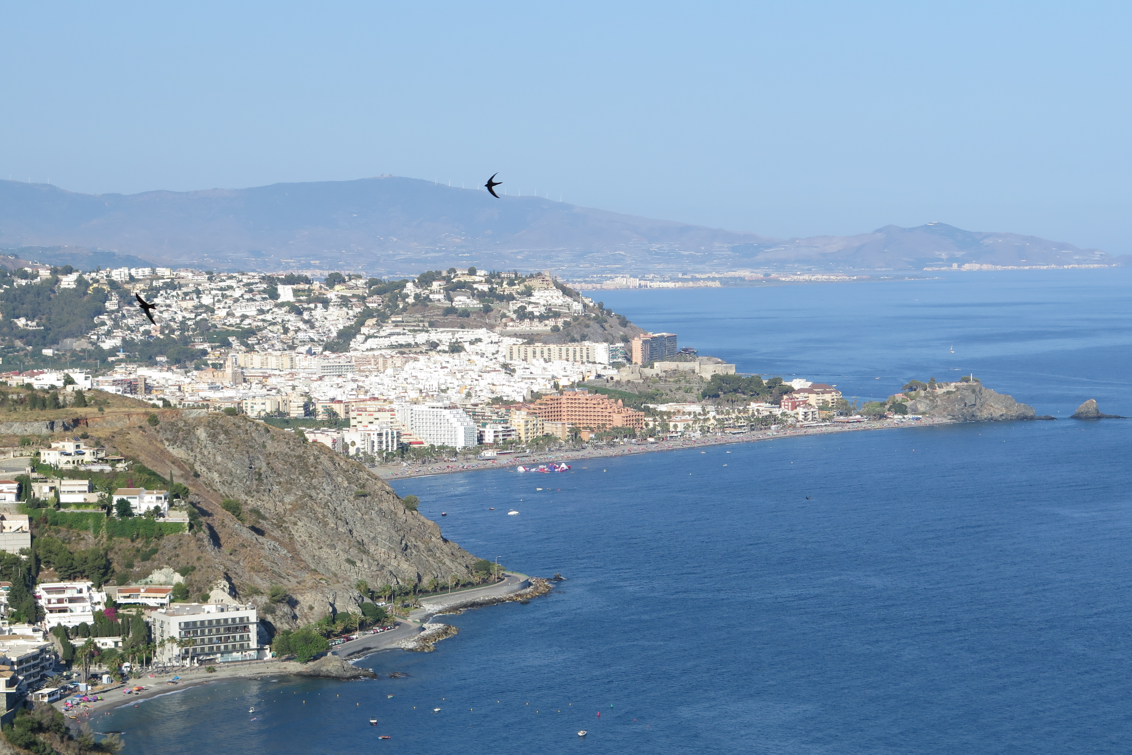 Almuñécar coast, San Cristóbal and Peñón del Santo