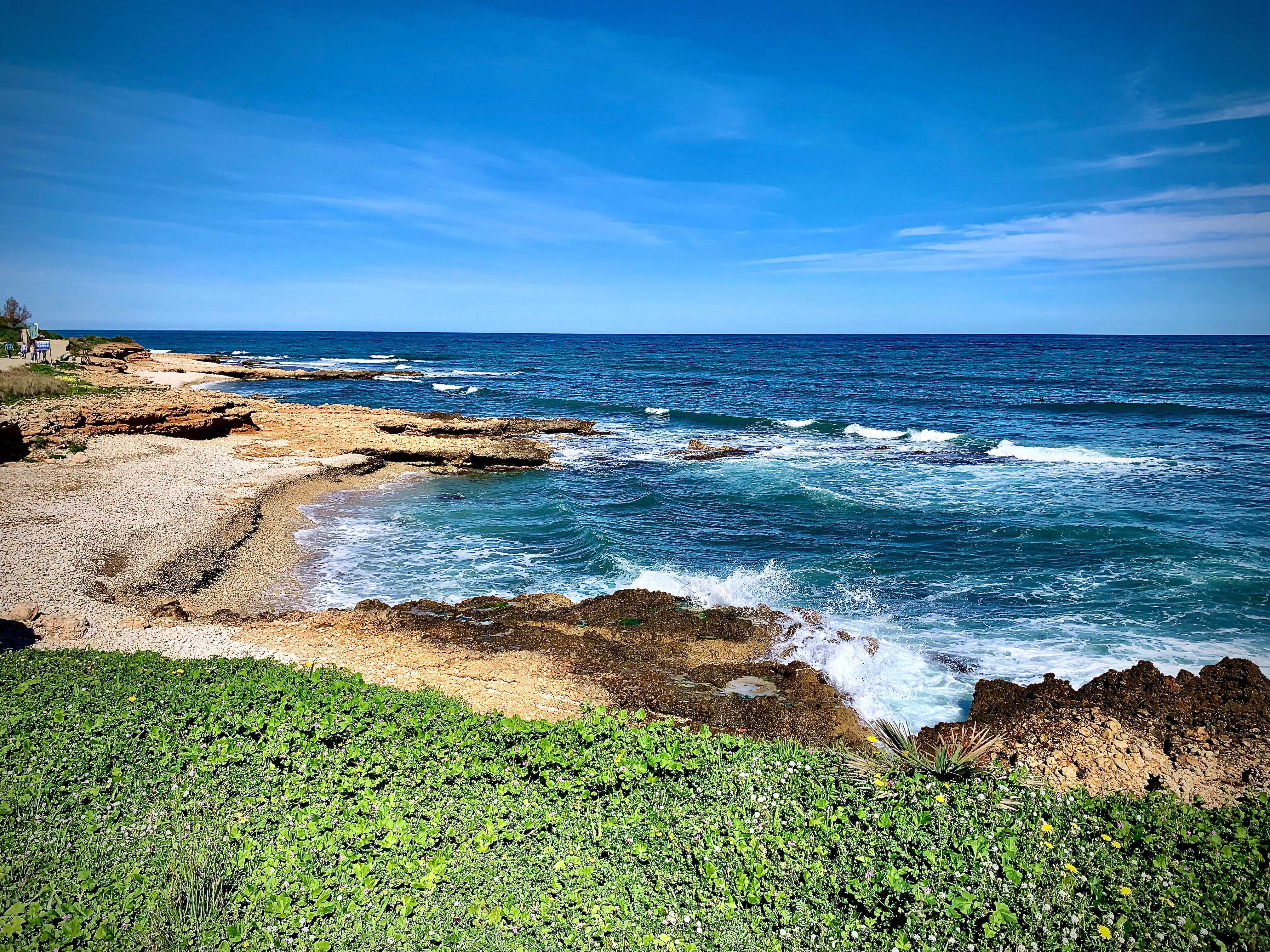 Rocky shoreline in Dénia