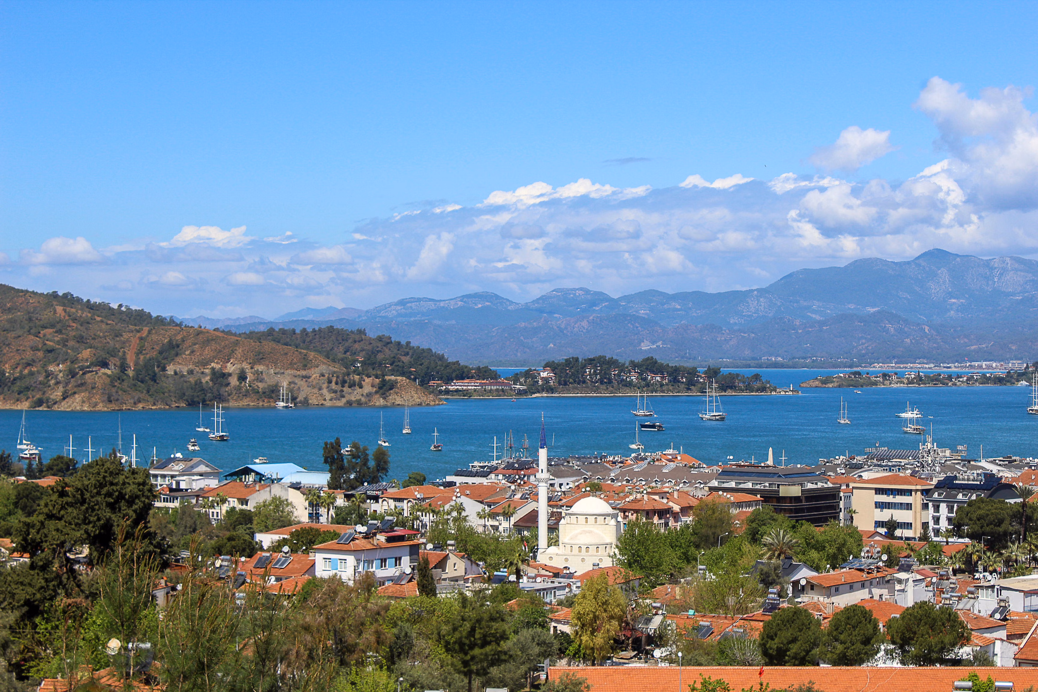 Fethiye harbor and bay