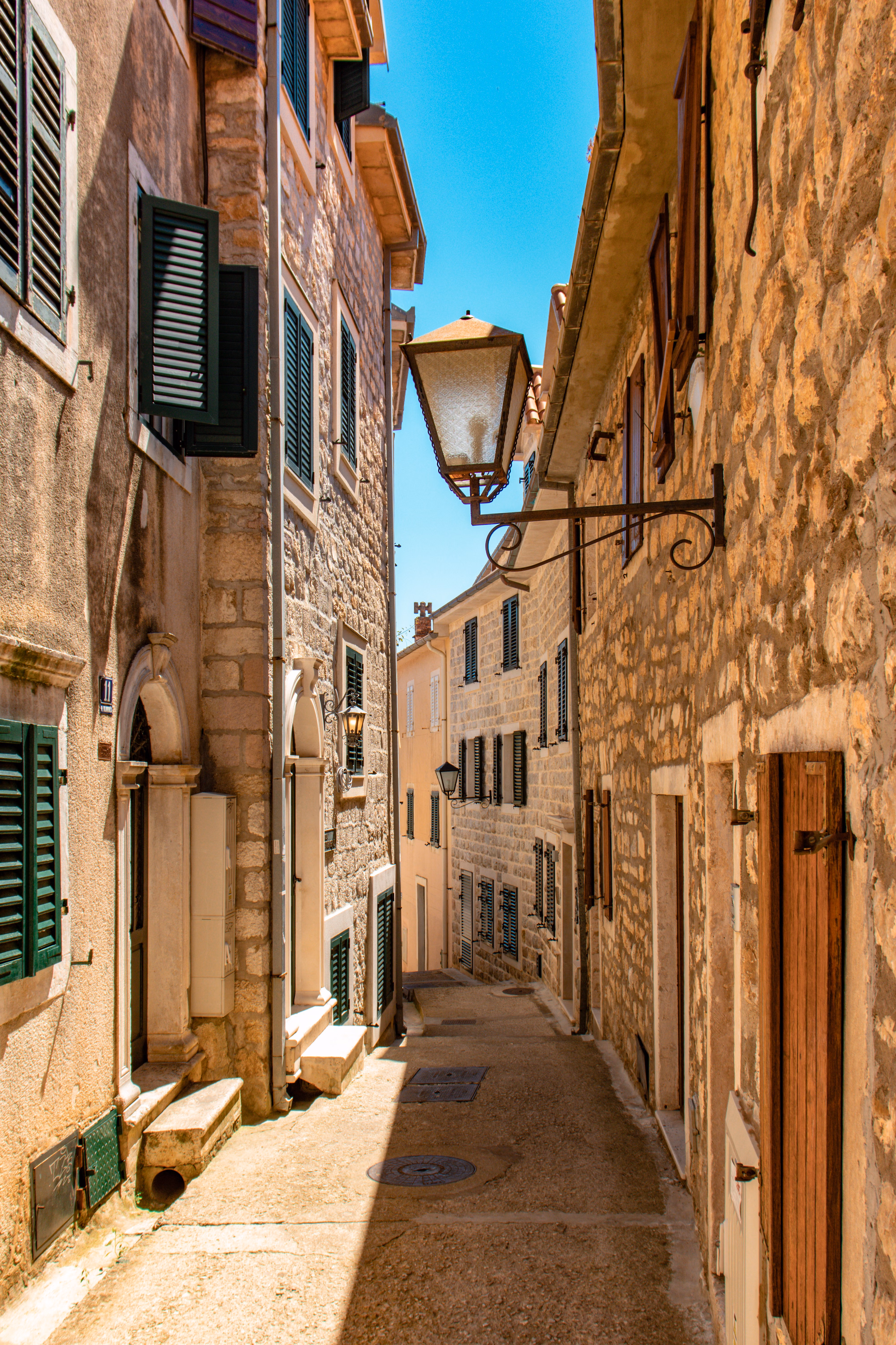 Stone street in Herceg Novi