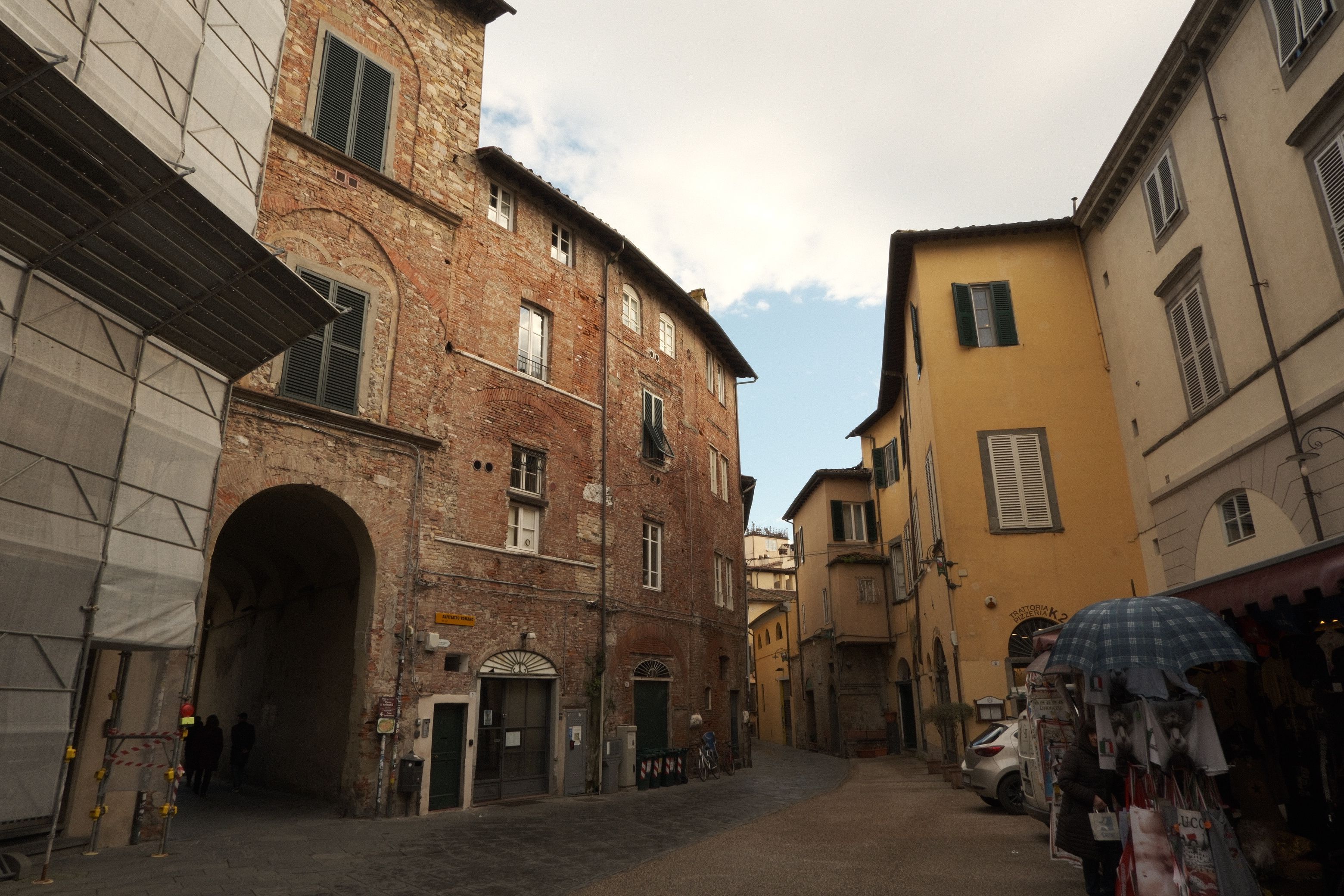 Medieval street in Lucca