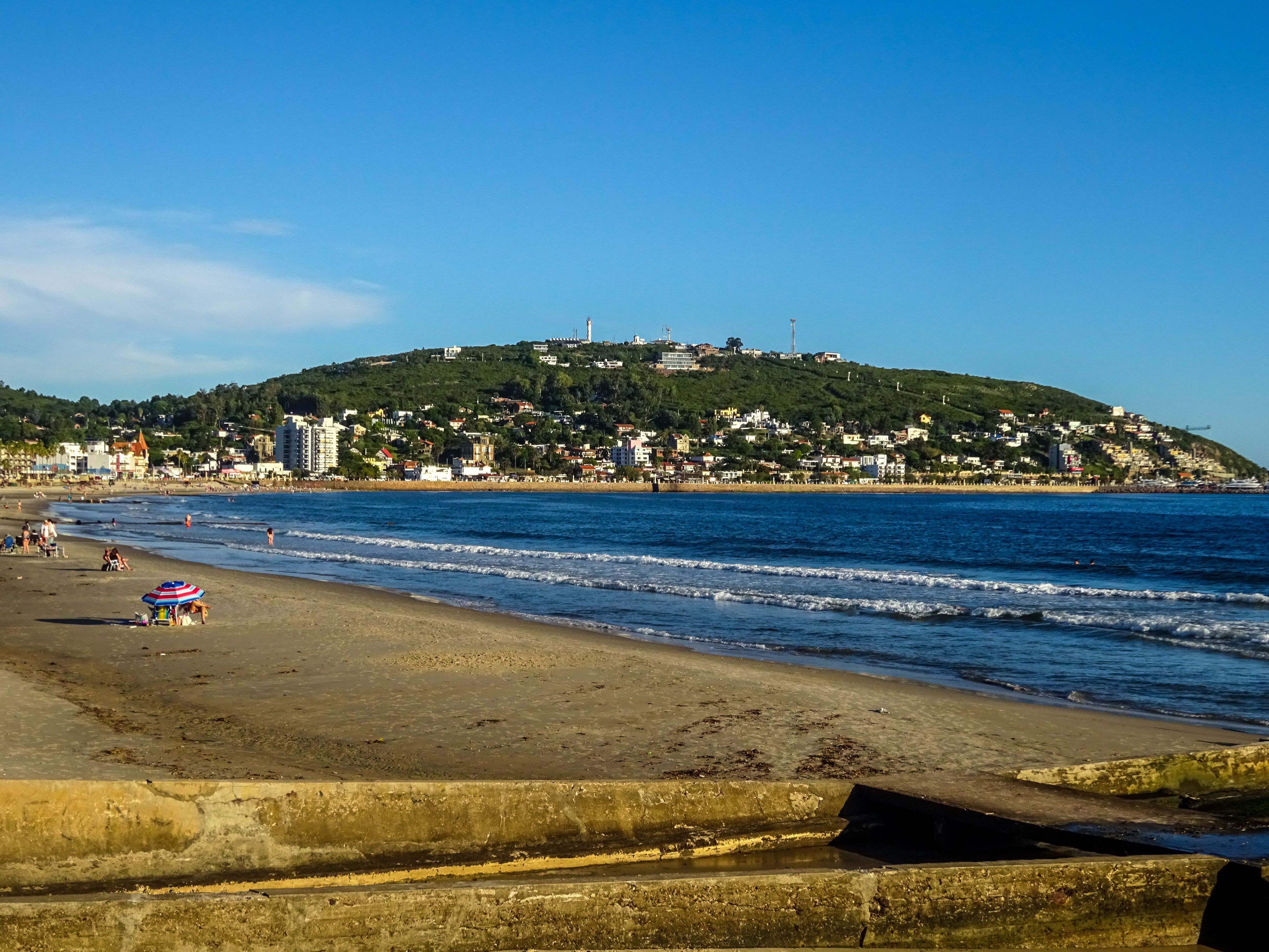Piriápolis beach and rambla