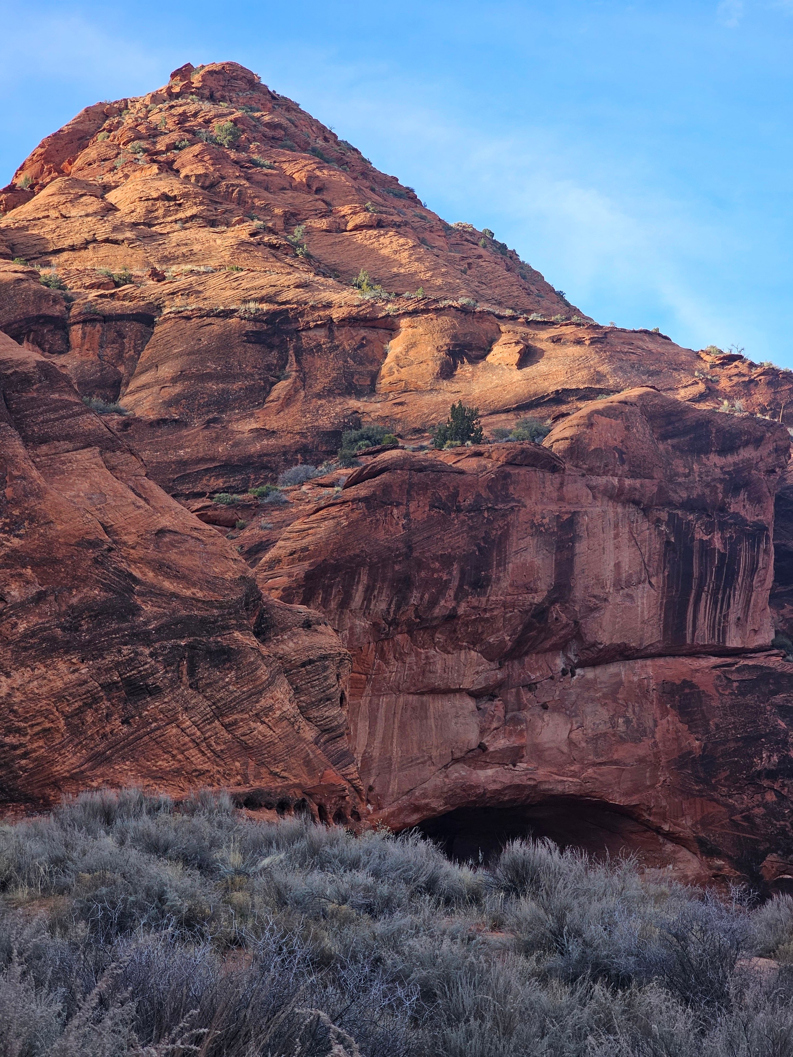 Red-rock cliffs in St. George
