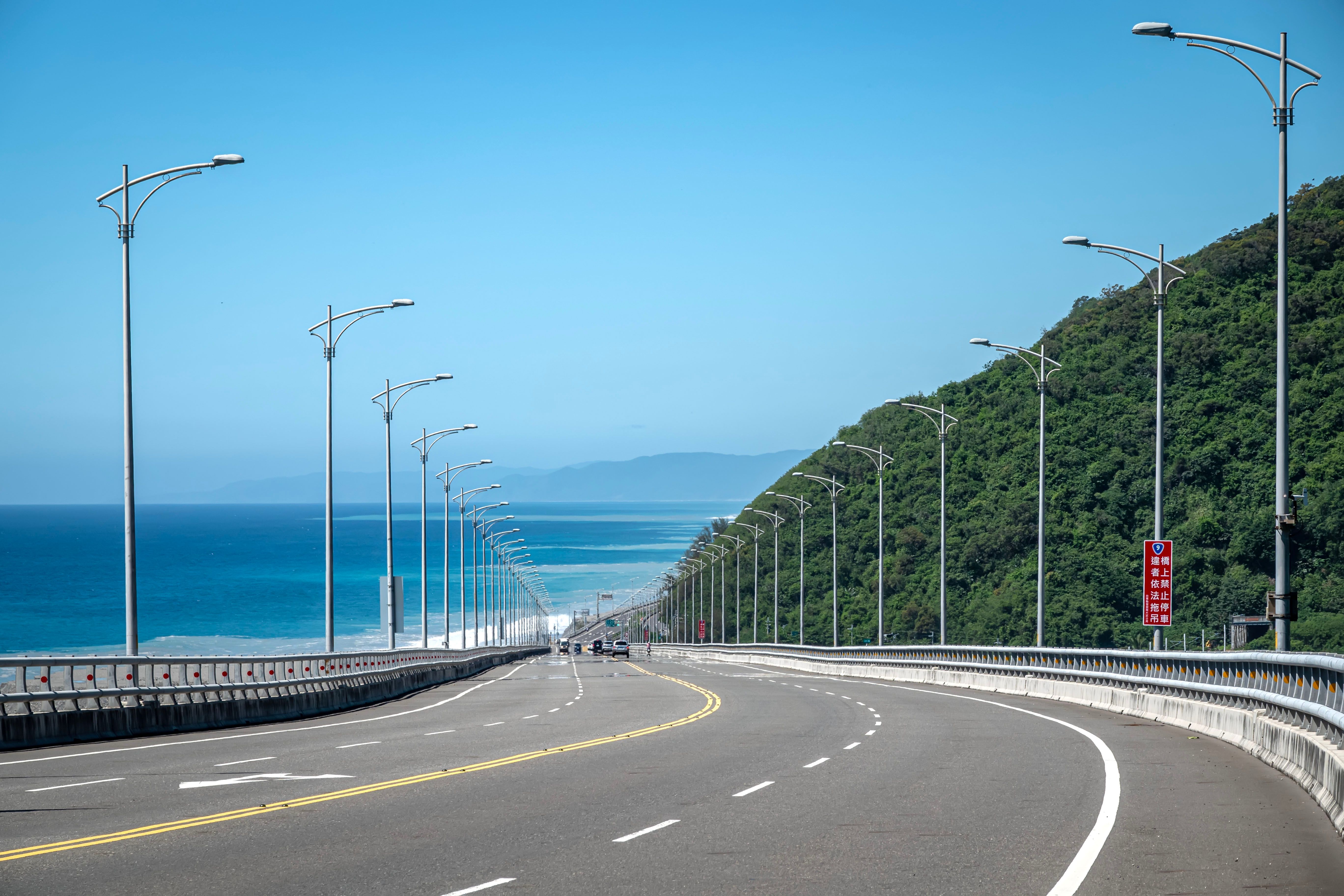 Coastal road in Taitung
